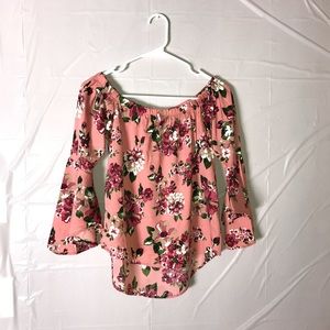 PINK FLORAL Blouse